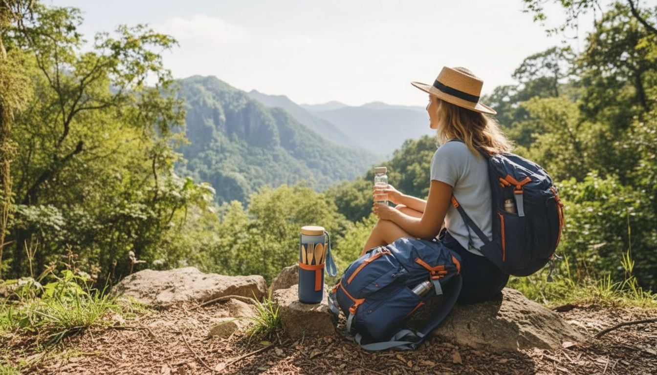Eco-Friendly Travel Example: Train Trip + Zero-Waste Kit